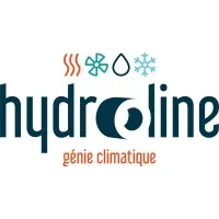 Voici le logo de la marque HYDROLINE qui représente son identité graphique.