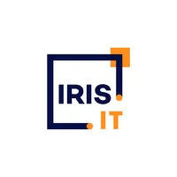 Voici le logo de la marque IRIS INFORMATIQUE qui représente son identité graphique.