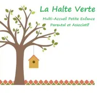 Voici le logo de la marque ASSOCIATION LA HALTE VERTE qui représente son identité graphique.