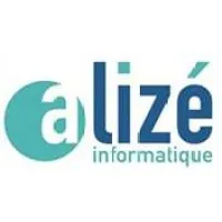 Voici le logo de la marque ALIZE INFORMATIQUE qui représente son identité graphique.
