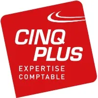 Voici le logo de la marque CINQPLUS HAGUENAU EXPERTISE COMPTABLE qui représente son identité graphique.