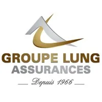 Voici le logo de la marque GROUPE LUNG ASSURANCES qui représente son identité graphique.