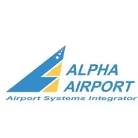 Voici le logo de la marque ALPHA-AIRPORT S.A. qui représente son identité graphique.