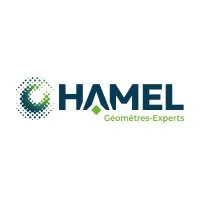 Voici le logo de la marque HAMEL GEOMETRES-EXPERTS qui représente son identité graphique.