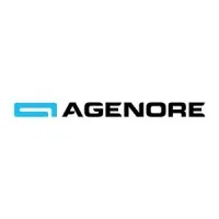 Voici le logo de la marque AGENCE NORMANDE DE REPRESENTATION (AGENORE) qui représente son identité graphique.