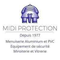 Voici le logo de la marque SA MIDI PROTECTION qui représente son identité graphique.