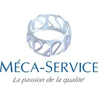 Voici le logo de la marque MECA SERVICE qui représente son identité graphique.