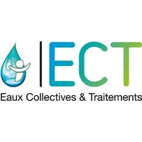 Voici le logo de la marque EAUX COLLECTIVES ET TRAITEMENTS qui représente son identité graphique.