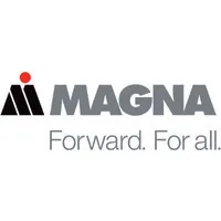 Voici le logo de la marque MAGNA ENGINEERED GLASS EUROPE qui représente son identité graphique.