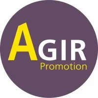 Voici le logo de la marque A.G.I.R PROMOTION (A.G.I.R) qui représente son identité graphique.