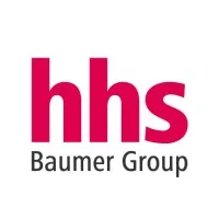 Voici le logo de la marque BAUMER HHS SARL qui représente son identité graphique.