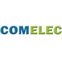 Voici le logo de la marque COMELEC qui représente son identité graphique.