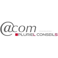 Voici le logo de la marque @COM PLURIEL CONSEILS - STE D'EXPERTISE COMPTABLE qui représente son identité graphique.