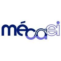 Voici le logo de la marque MECA-EI qui représente son identité graphique.