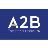 Voici le logo de la marque A2B AUDIT qui représente son identité graphique.