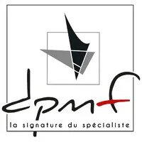 Voici le logo de la marque DPMF qui représente son identité graphique.