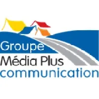 Voici le logo de la marque GROUPE MEDIA PLUS COMMUNICATION (G.M.P.C.) qui représente son identité graphique.