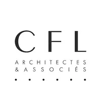 Voici le logo de la marque C.F.L. ARCHITECTURE qui représente son identité graphique.