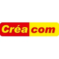 Voici le logo de la marque CREACOM qui représente son identité graphique.