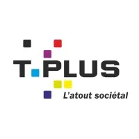 Voici le logo de la marque T PLUS (E21 06) qui représente son identité graphique.