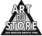 Voici le logo de la marque L ART DU STORE qui représente son identité graphique.