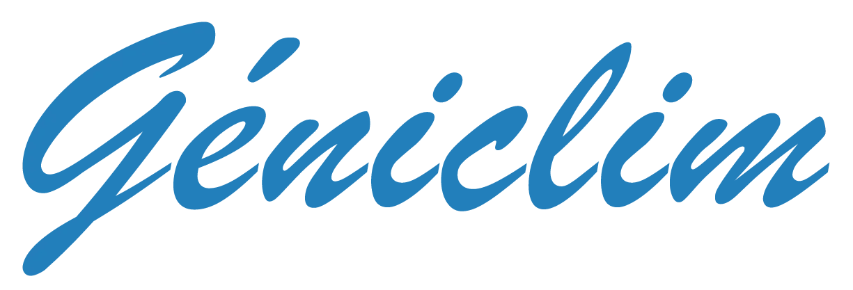 Voici le logo de la marque GENICLIM MIDI PYRENEES qui représente son identité graphique.