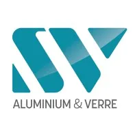 Voici le logo de la marque SV MIROITERIE (SV) qui représente son identité graphique.