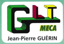 Voici le logo de la marque GLT MECA qui représente son identité graphique.