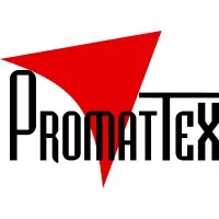 Voici le logo de la marque PROMATTEX qui représente son identité graphique.