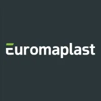 Voici le logo de la marque EUROMAPLAST qui représente son identité graphique.