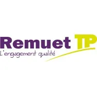 Voici le logo de la marque REMUET TP qui représente son identité graphique.