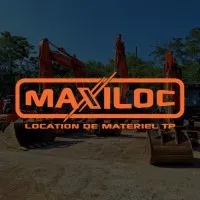 Voici le logo de la marque MAXILOC qui représente son identité graphique.