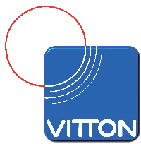 Voici le logo de la marque VITTON qui représente son identité graphique.