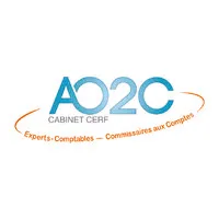 Voici le logo de la marque AO2C CABINET CERF qui représente son identité graphique.