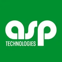 Voici le logo de la marque A.S.P. TECHNOLOGIES qui représente son identité graphique.