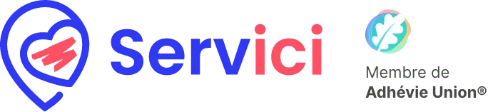 Voici le logo de la marque SERVICI (SERVICI) qui représente son identité graphique.