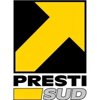 Voici le logo de la marque PRESTI SUD qui représente son identité graphique.