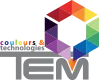 Voici le logo de la marque TEM TECHNOLOGIES qui représente son identité graphique.
