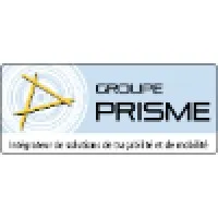 Voici le logo de la marque GROUPE PRISME (P.R.I.S.M.E.) qui représente son identité graphique.