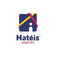Voici le logo de la marque HATEIS HABITAT qui représente son identité graphique.