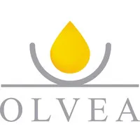 Voici le logo de la marque OLVEA OMEGA SOLUTIONS qui représente son identité graphique.