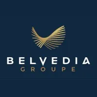 Voici le logo de la marque GROUPE BELVEDIA qui représente son identité graphique.