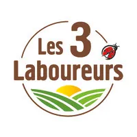 Voici le logo de la marque LES TROIS LABOUREURS qui représente son identité graphique.