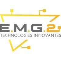 Voici le logo de la marque EMG2 qui représente son identité graphique.