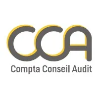 Voici le logo de la marque COMPTA CONSEIL AUDIT (CCA) qui représente son identité graphique.