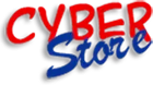 Voici le logo de la marque CYBER STORE qui représente son identité graphique.