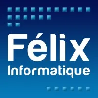Voici le logo de la marque FELIX INFORMATIQUE qui représente son identité graphique.