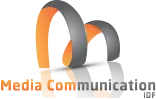 Voici le logo de la marque MEDIA COMMUNICATION IDF qui représente son identité graphique.
