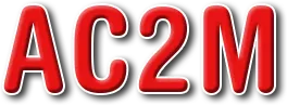 Voici le logo de la marque ATELIER DE CHAUDRONNERIE METALLERIE MAINTENANCE AC2M (AC2M) qui représente son identité graphique.
