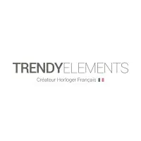 Voici le logo de la marque TRENDY ELEMENTS qui représente son identité graphique.